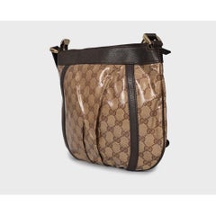Gucci Abbey Beige GG Canvas Shoulder Bag