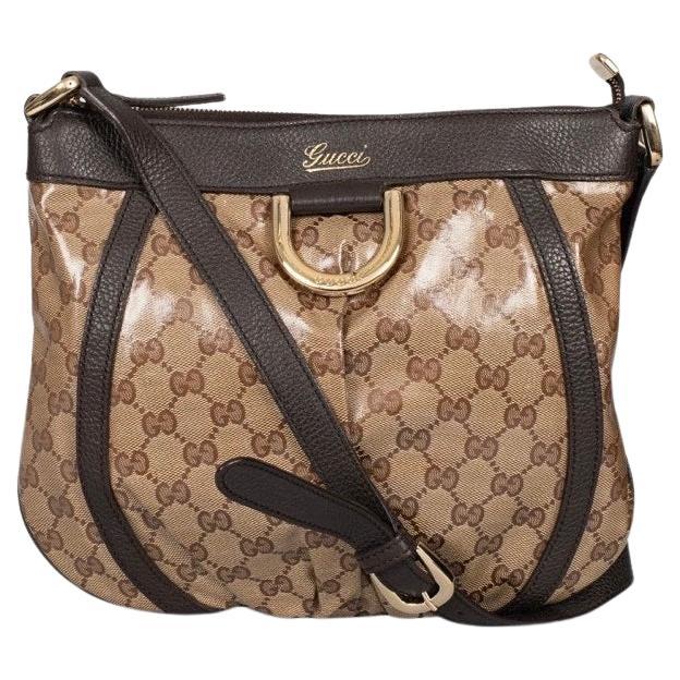 Gucci Abbey Borsa a tracolla in tela GG Beige in vendita