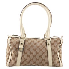 Gucci Abbey Boston Bag GG Canvas Small