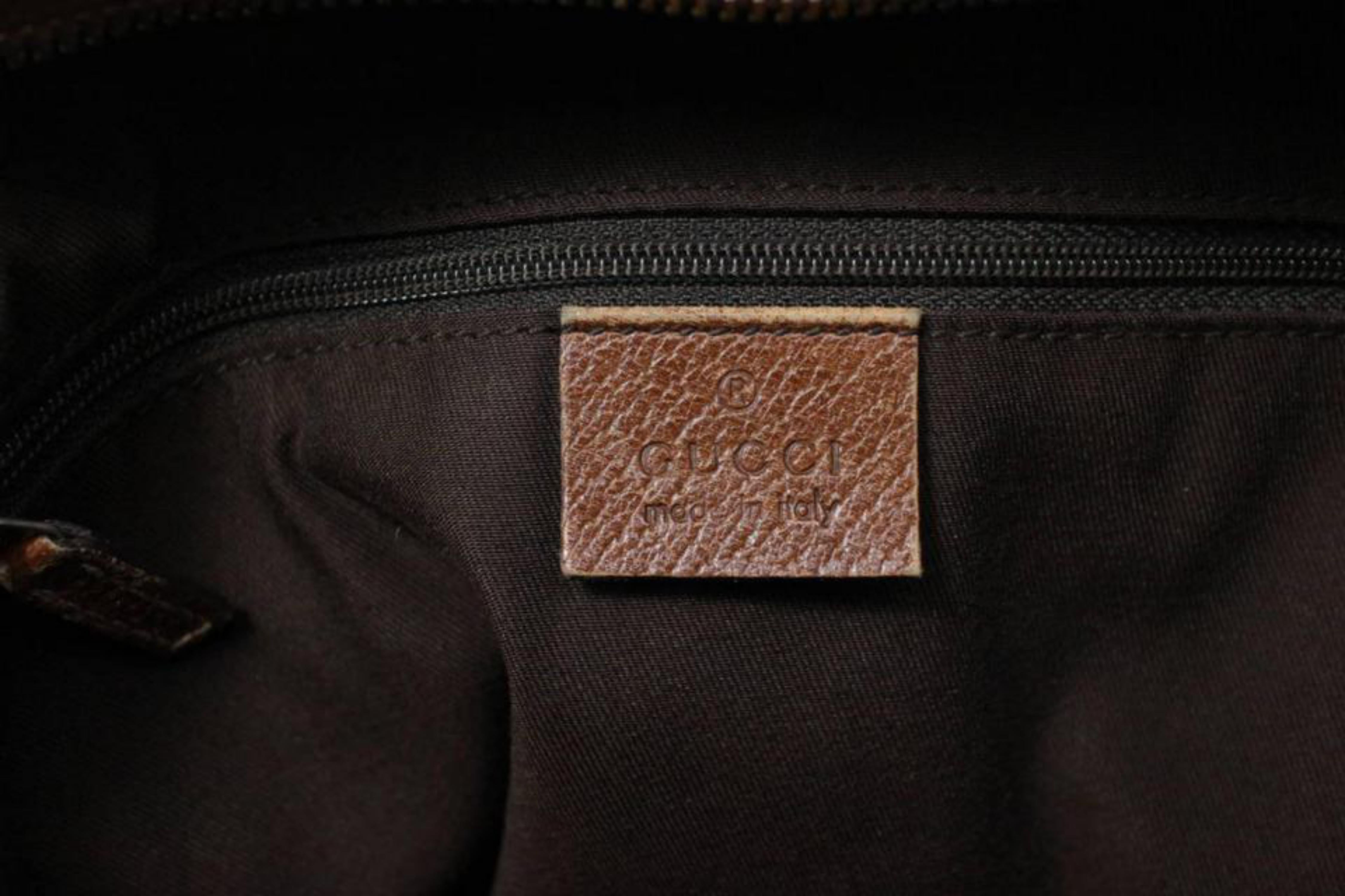 Gucci Abbey Crossbody 229044 Blue Denim Messenger Bag In Good Condition For Sale In Forest Hills, NY