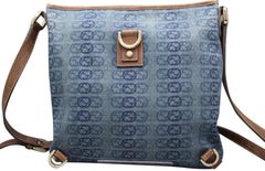 Gucci Abbey Crossbody 229044 Blue Denim Messenger Bag