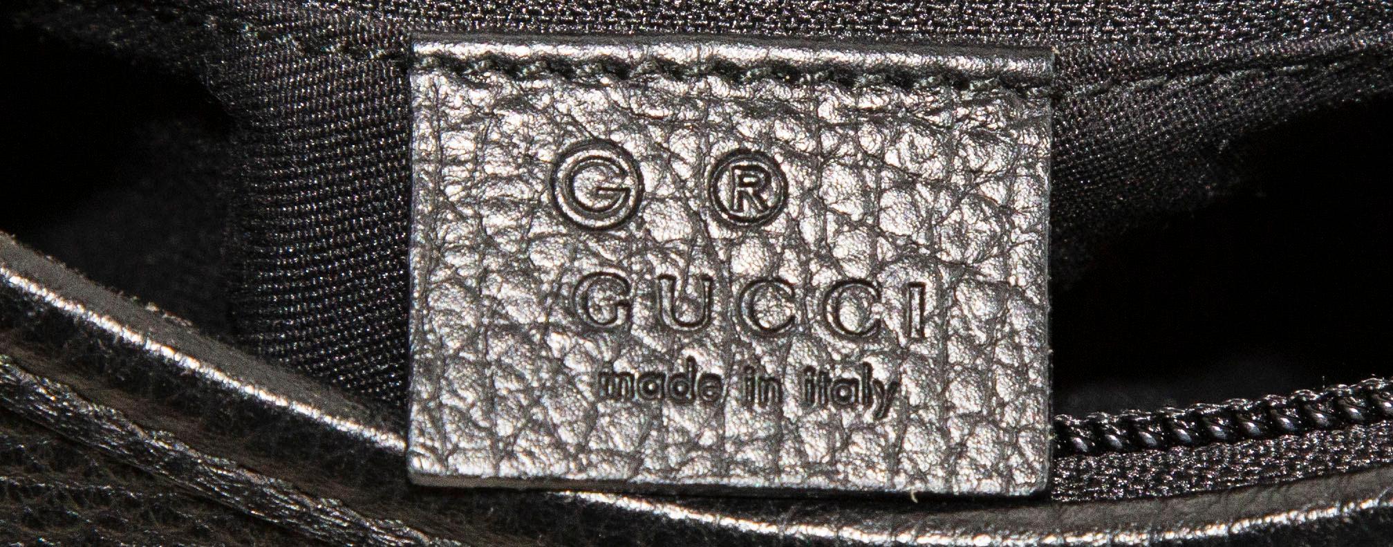 Sac à bandoulière en cuir noir Abbey D-Ring de Gucci 12