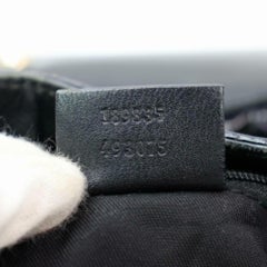 Gucci Abbey D-ring Hobo 870263 Black Patent Leather Satchel