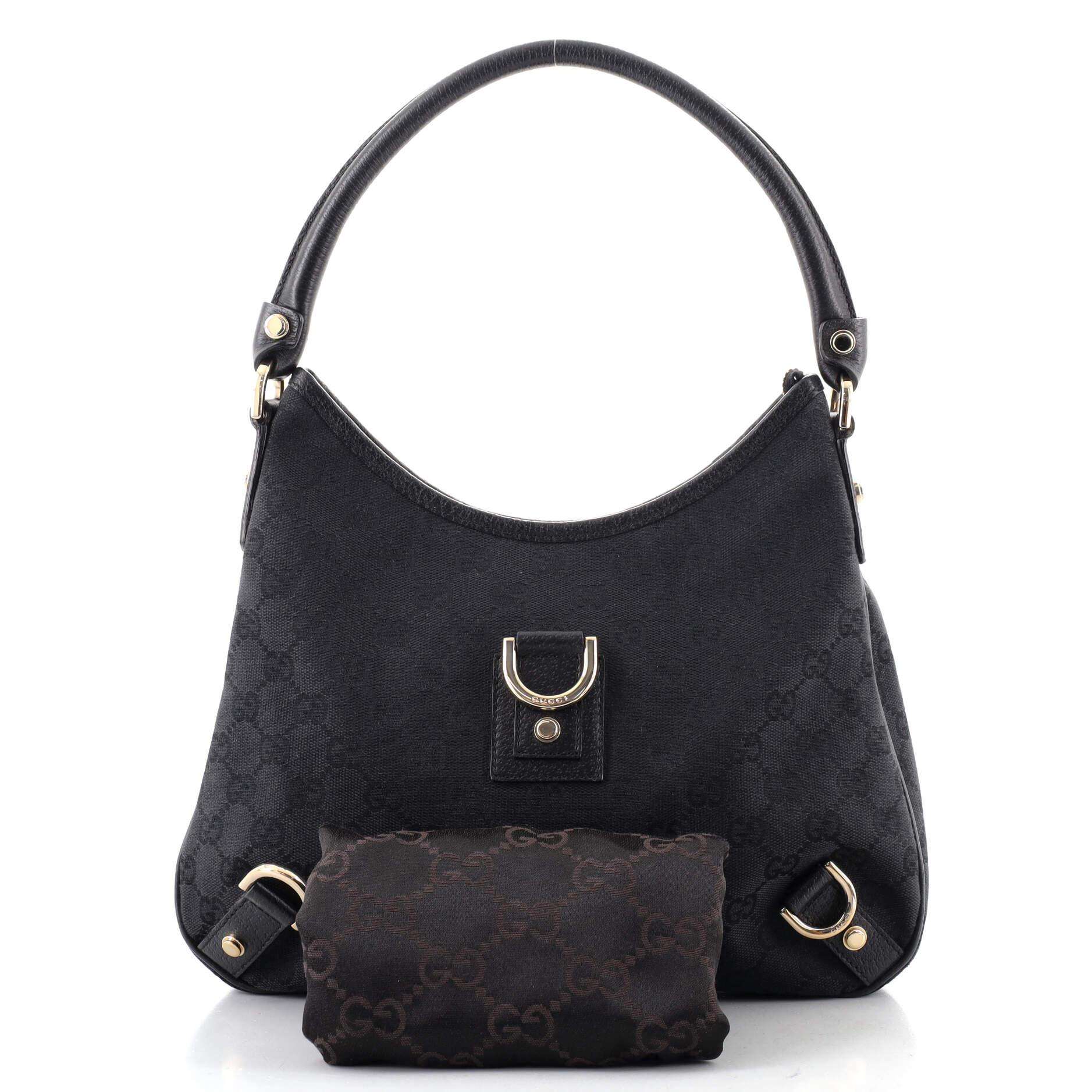 Gucci Abbey D Ring Hobo GG Canvas Medium at 1stDibs
