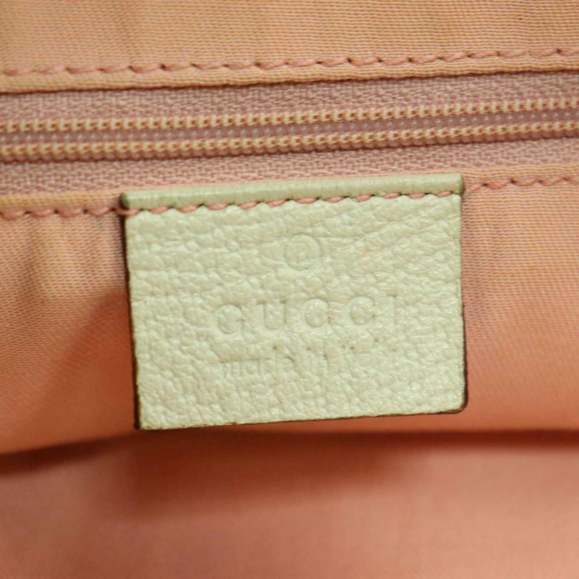 Gucci Abbey Monogram Gg Hobo 870308 Pink Canvas Shoulder Bag For Sale 7