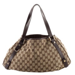 Gucci Abbey Shoulder Bag GG Canvas Medium