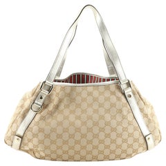 Gucci Abbey Shoulder Bag GG Canvas Medium