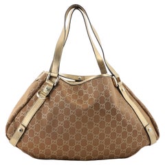 Gucci Abbey Shoulder Bag GG Canvas Medium