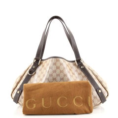Gucci Abbey Shoulder Bag (Outlet) GG Coated Canvas Medium