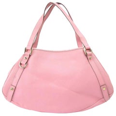 Gucci Abbey (Ultra Rare) Limited Hobo 868816 Pink Leather Shoulder Bag