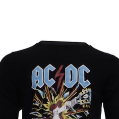 Gucci AC-DC Printed Sweatshirt in Black Cotton