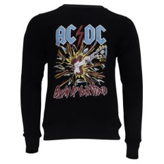 Gucci AC-DC Printed Sweatshirt in Black Cotton