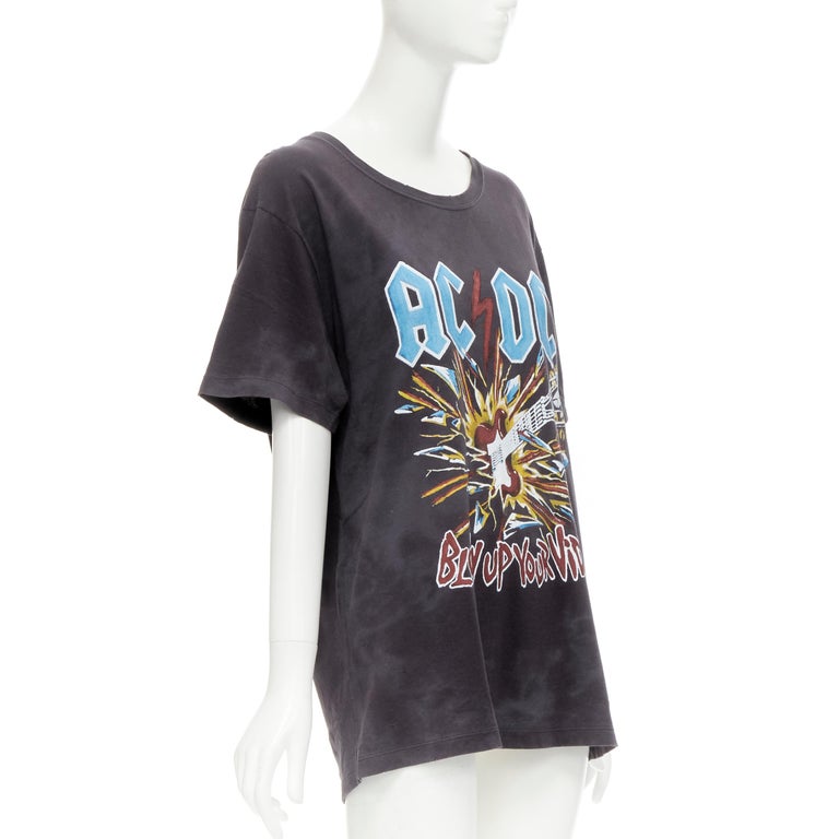 GUCCI ACDC Blow UP Your Video black washed distressed band tshirt S at 1stDibs | gucci acdc shirt, gucci ac dc t shirt Gucci Acdc Blow Up Your Video Black Washed Distressed Band Tshirt S At 1Stdibs | Gucci Acdc Shirt, Gucci Ac Dc T Shirt