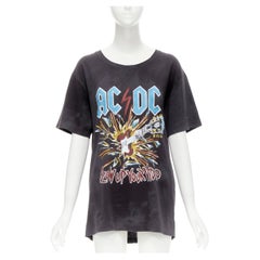 GUCCI ACDC Blow UP Your Video black washed distressed band tshirt S