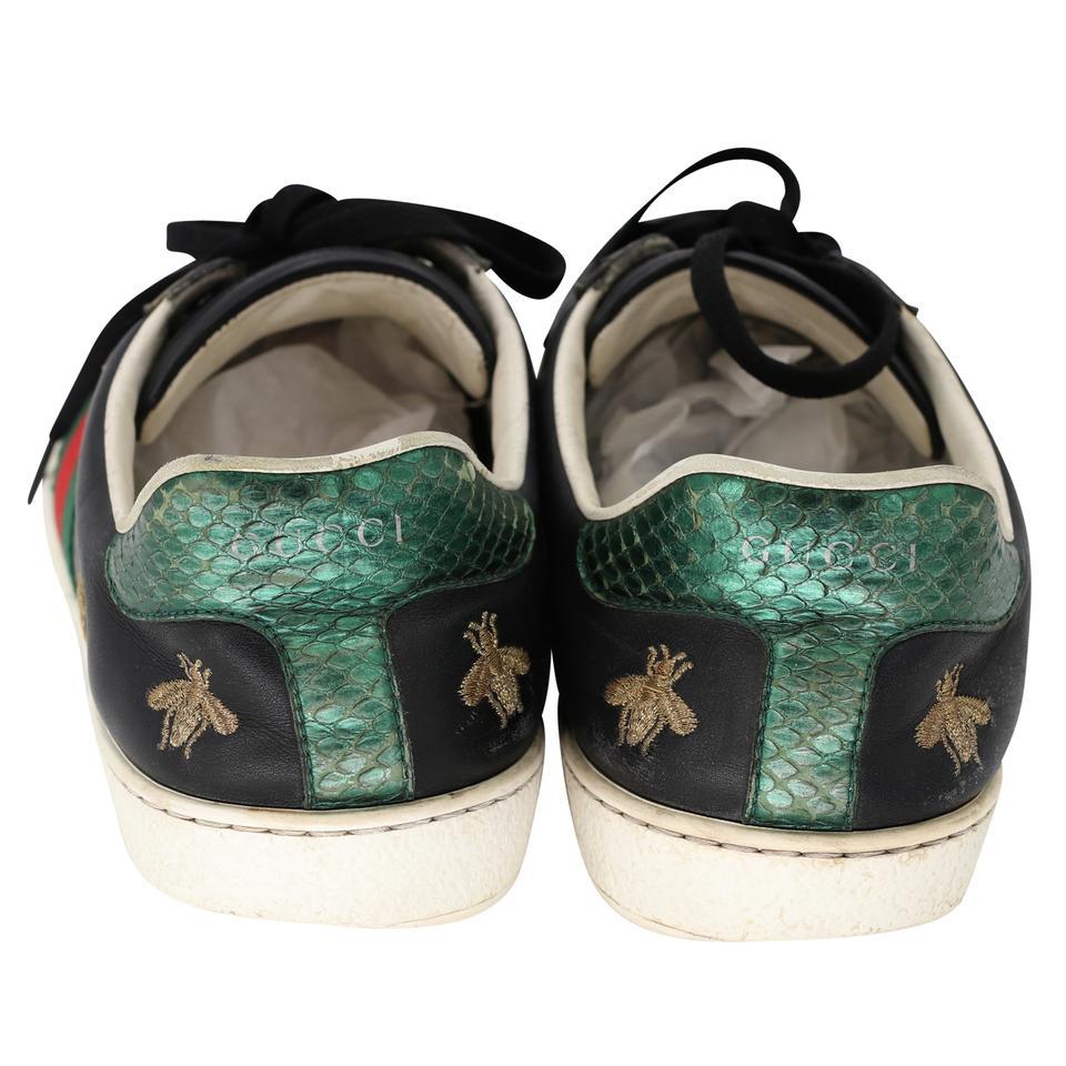 Gucci Ace Bees and Stars sz 9.5 Embroidered Low-top Men Sneakers GG-S0805P-0005 For Sale 1