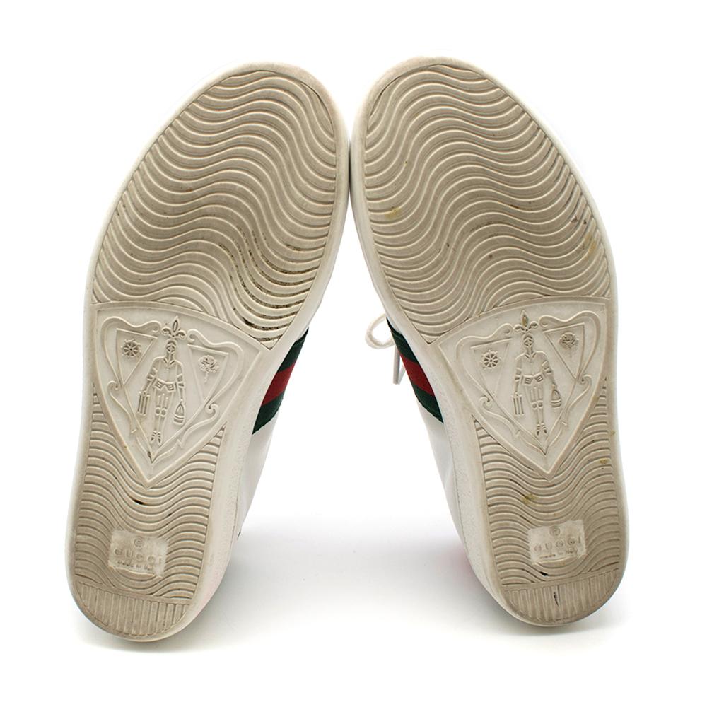 Gucci Ace Heart Embroidered Sneaker 36 2