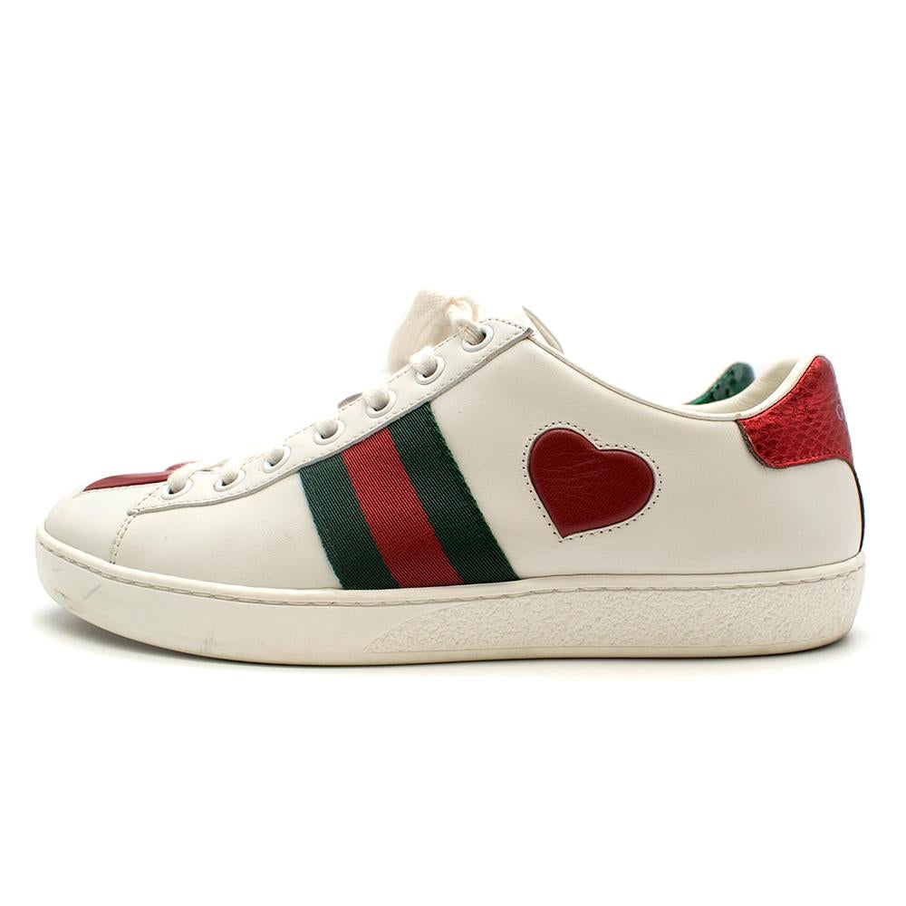 gucci heart sneakers