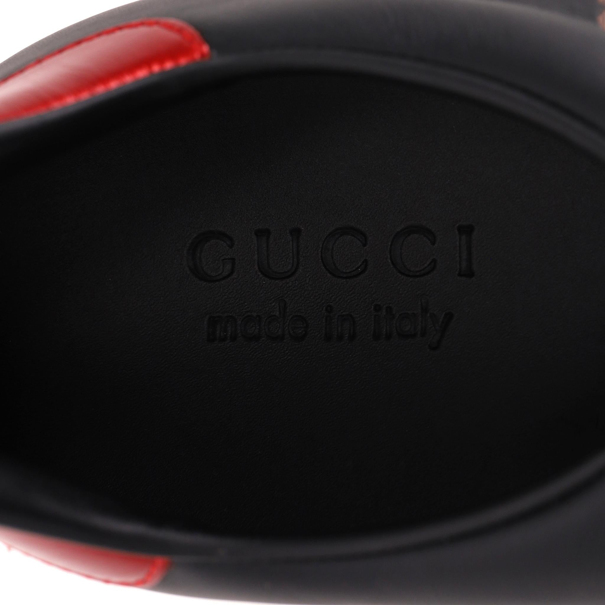 Gucci Ace Kingsnake Leder Turnschuhe im Angebot 2