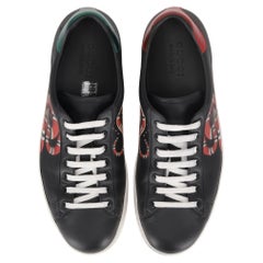 Gucci Ace Kingsnake Leder Turnschuhe