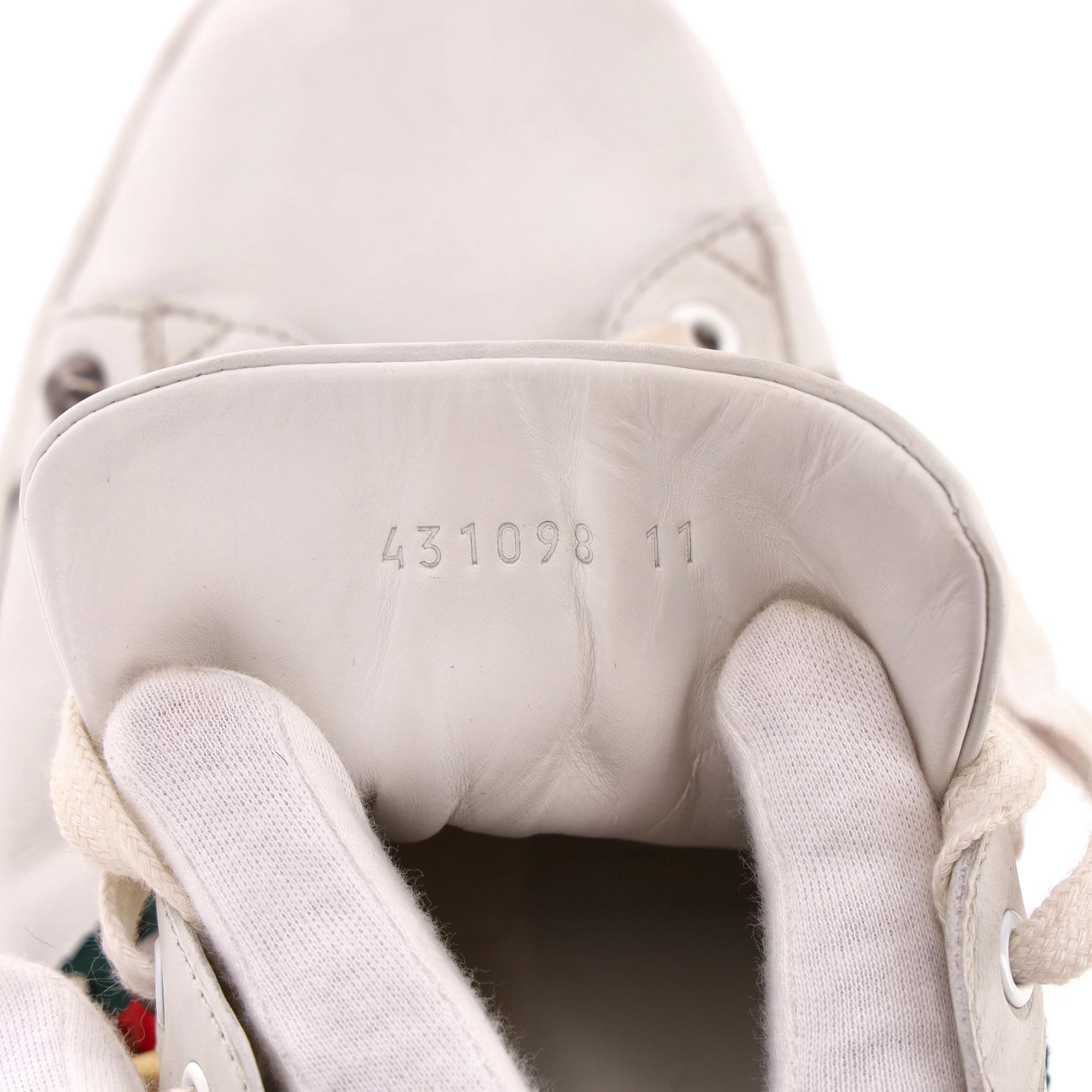 Gucci Ace Punk Web Studded Leather Sneakers For Sale 3