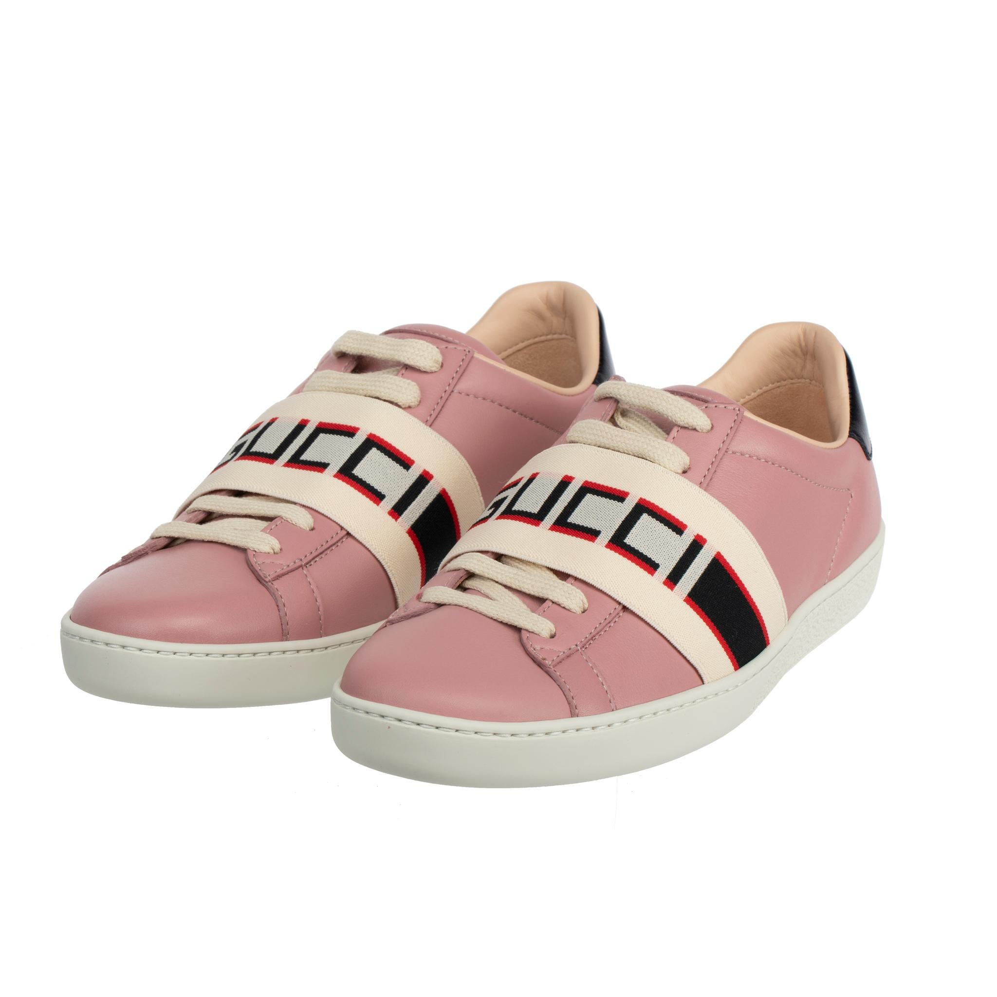pink and blue gucci sneakers