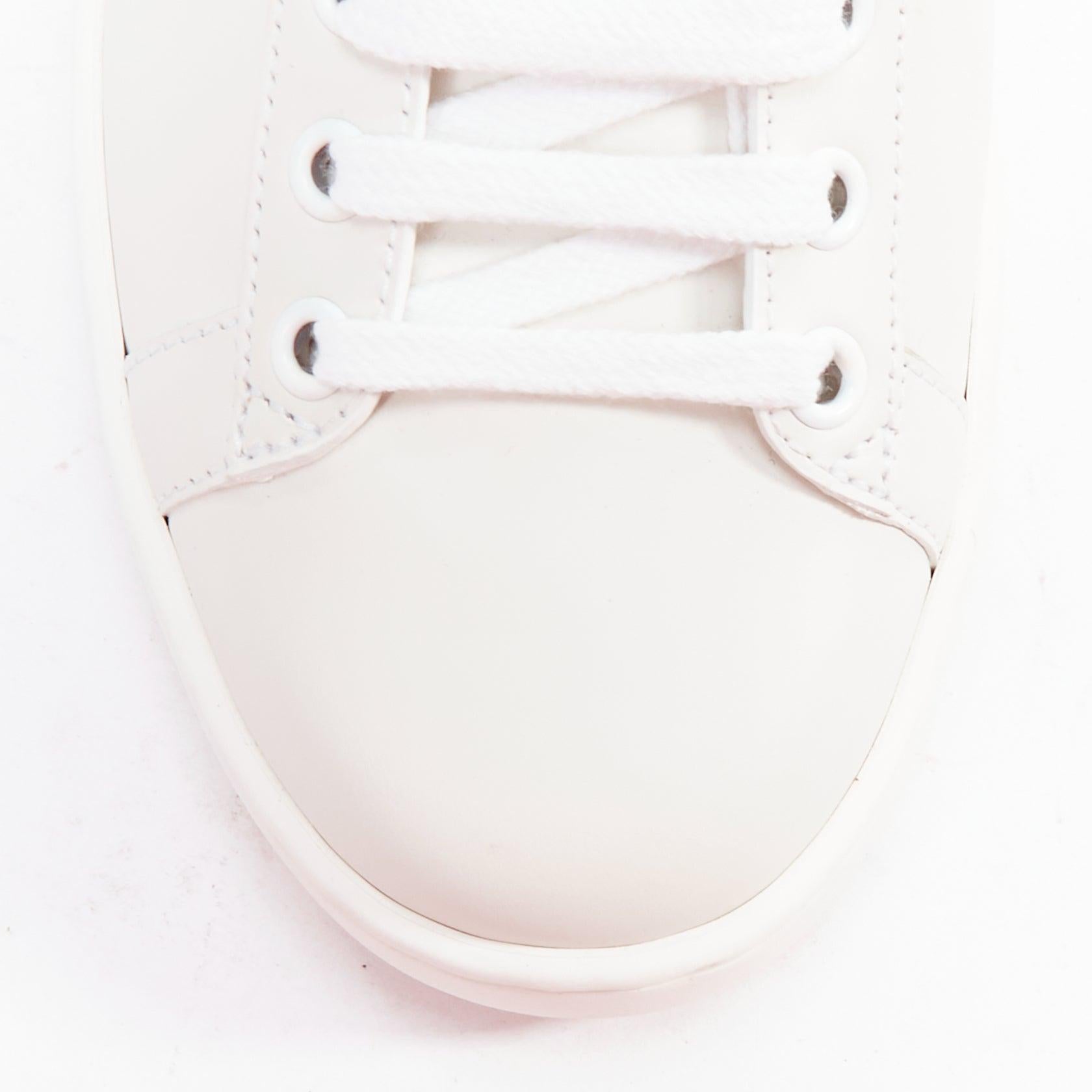 GUCCI Ace Tennis white embroidered logo low top sneakers EU37 For Sale 1