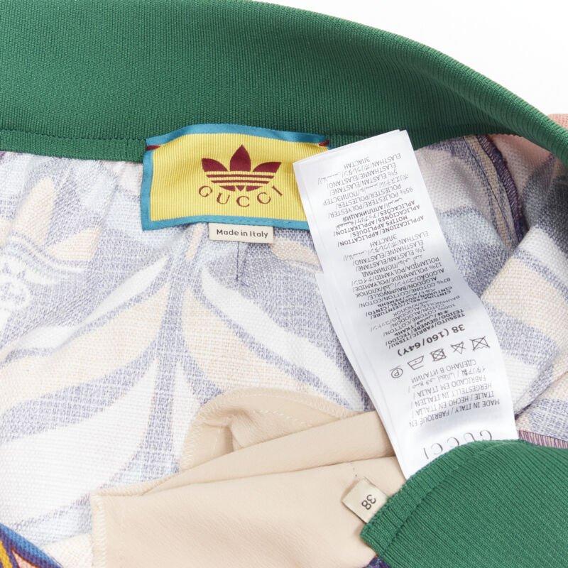 GUCCI ADIDAS 2022 Trefoil logo print web waist 3-striped shorts IT38 XS en venta 4