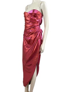 Gucci Alessandro Michele 2018 mermaid lame dress strapless