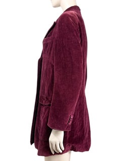 Alessandro Michele Autunno 2O20 Look 55 Giacca di velluto bordeaux