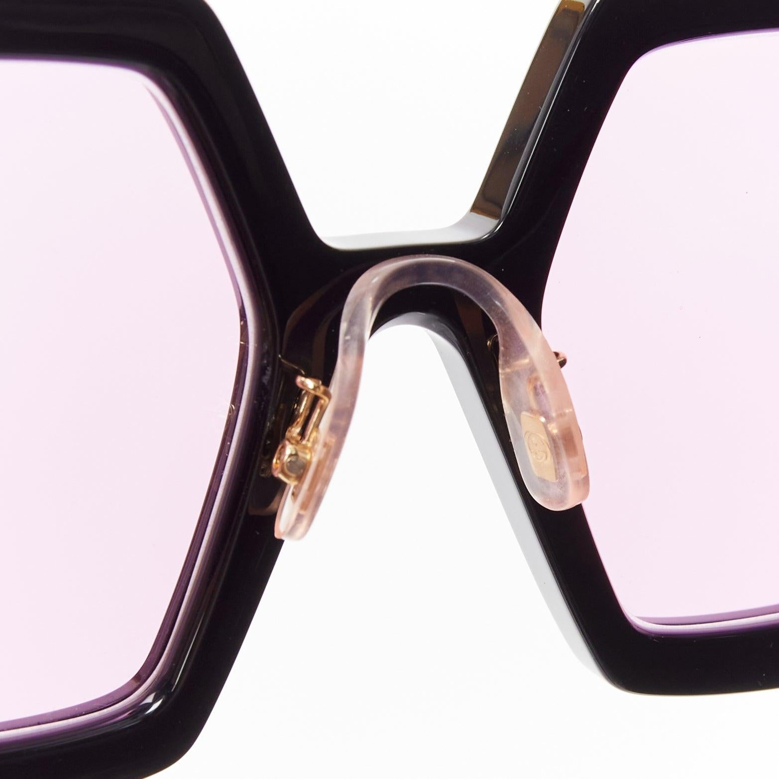 GUCCI Alessandro Michele Hollywood Forever GG0772S logo crystal black  sunnies 4