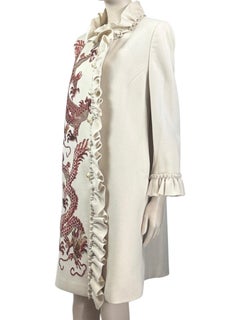 Gucci Alessandro Michele Prefall 2017 Look 44 Abrigo dragón