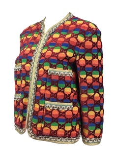 Gucci Alessandro Michele Resort 2018 Look 40 Multicolor GG Supreme jacket