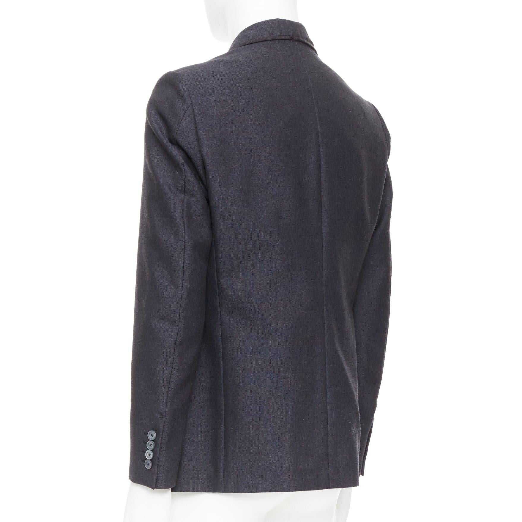 Alessandro Michele blazer in lana e mohair con doppio bottone tigrato in bronzo IT52 XL in vendita 1
