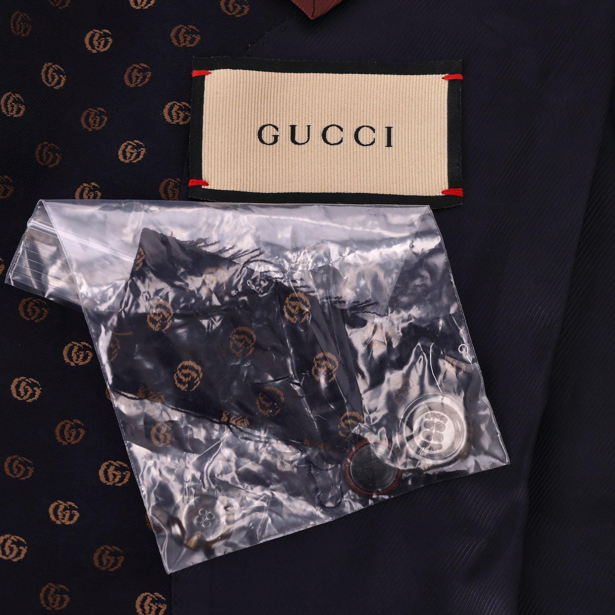 Uomo Giacca in lana con logo 
