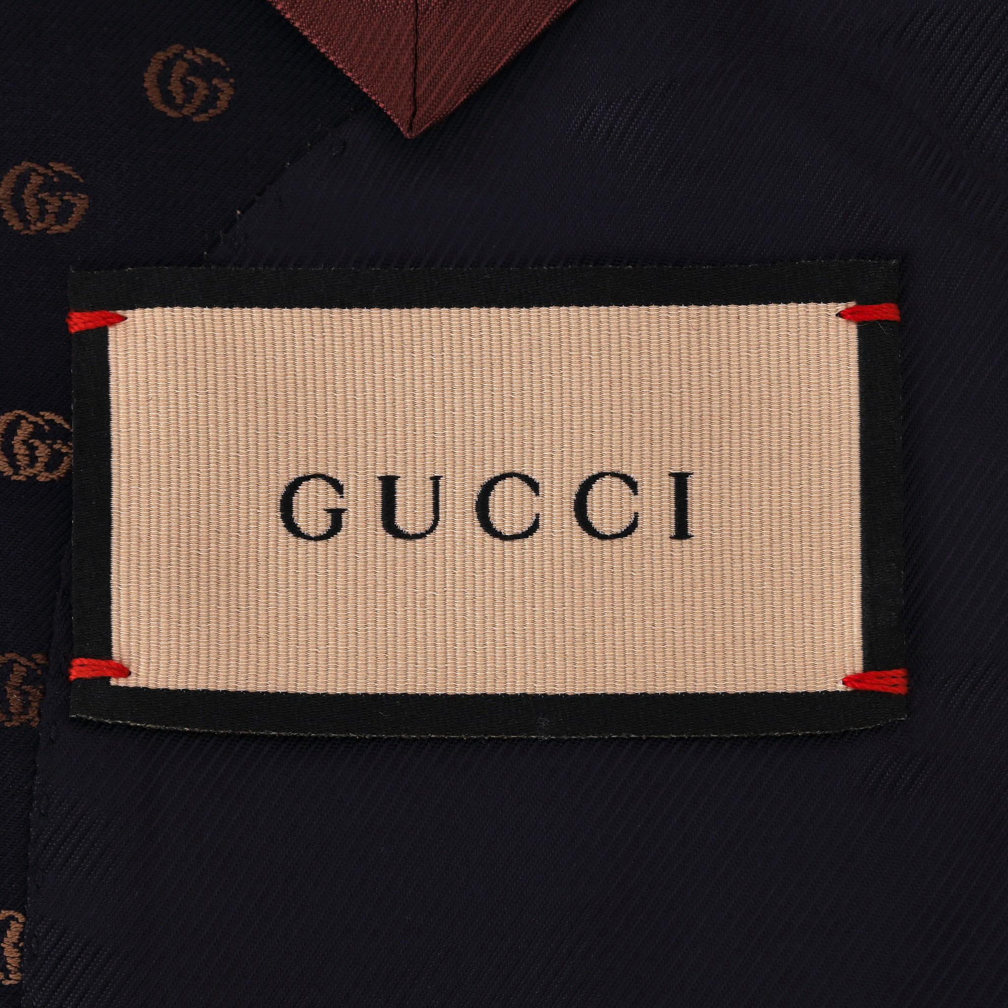 Giacca in lana con logo 