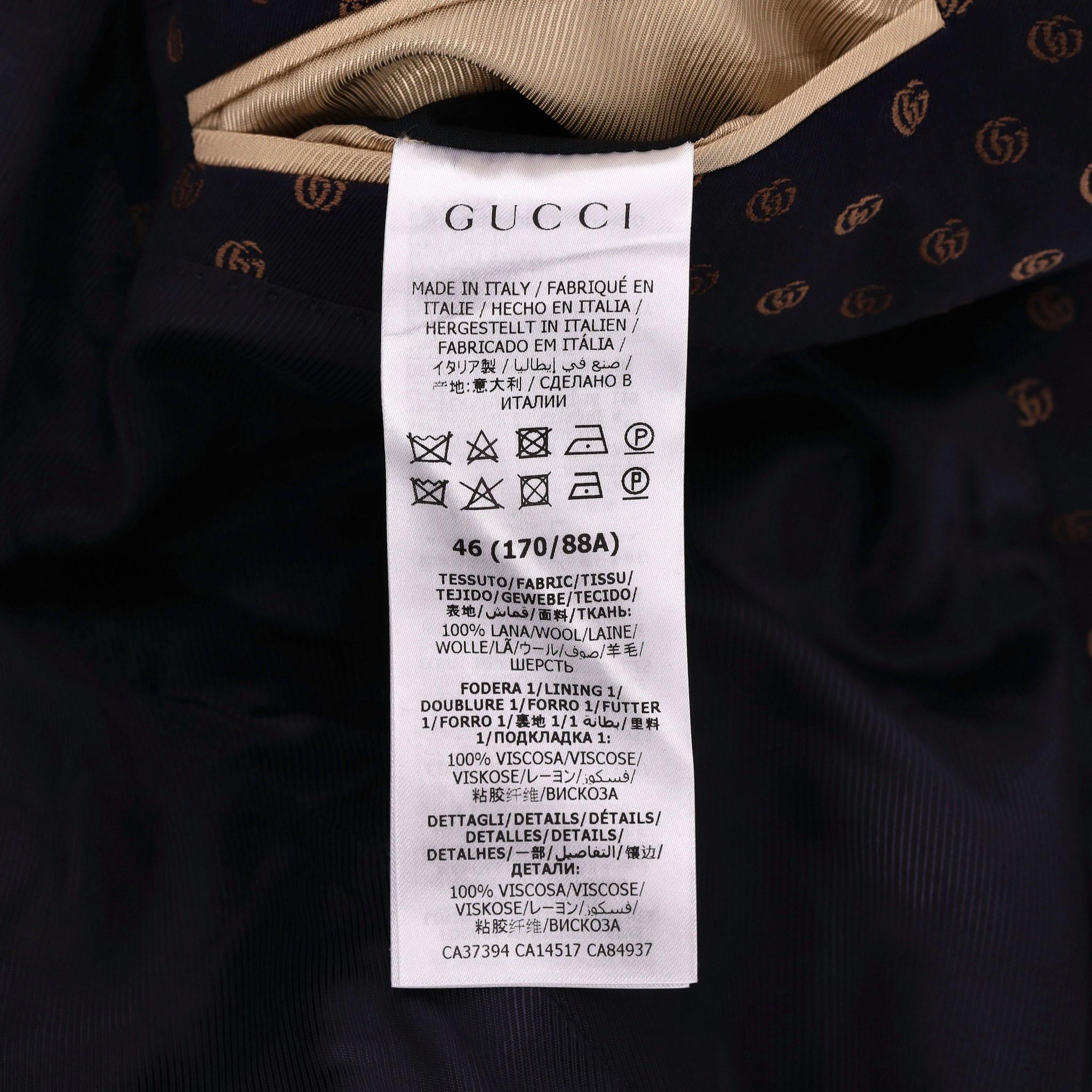 Giacca in lana con logo 