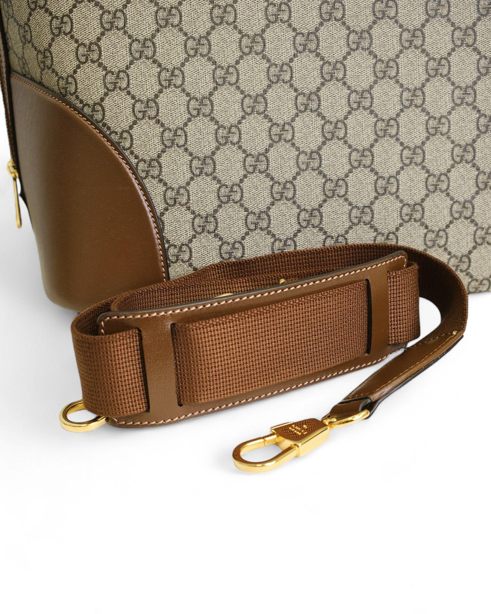 Gucci Alma Large GG Supreme Brown For Sale 9
