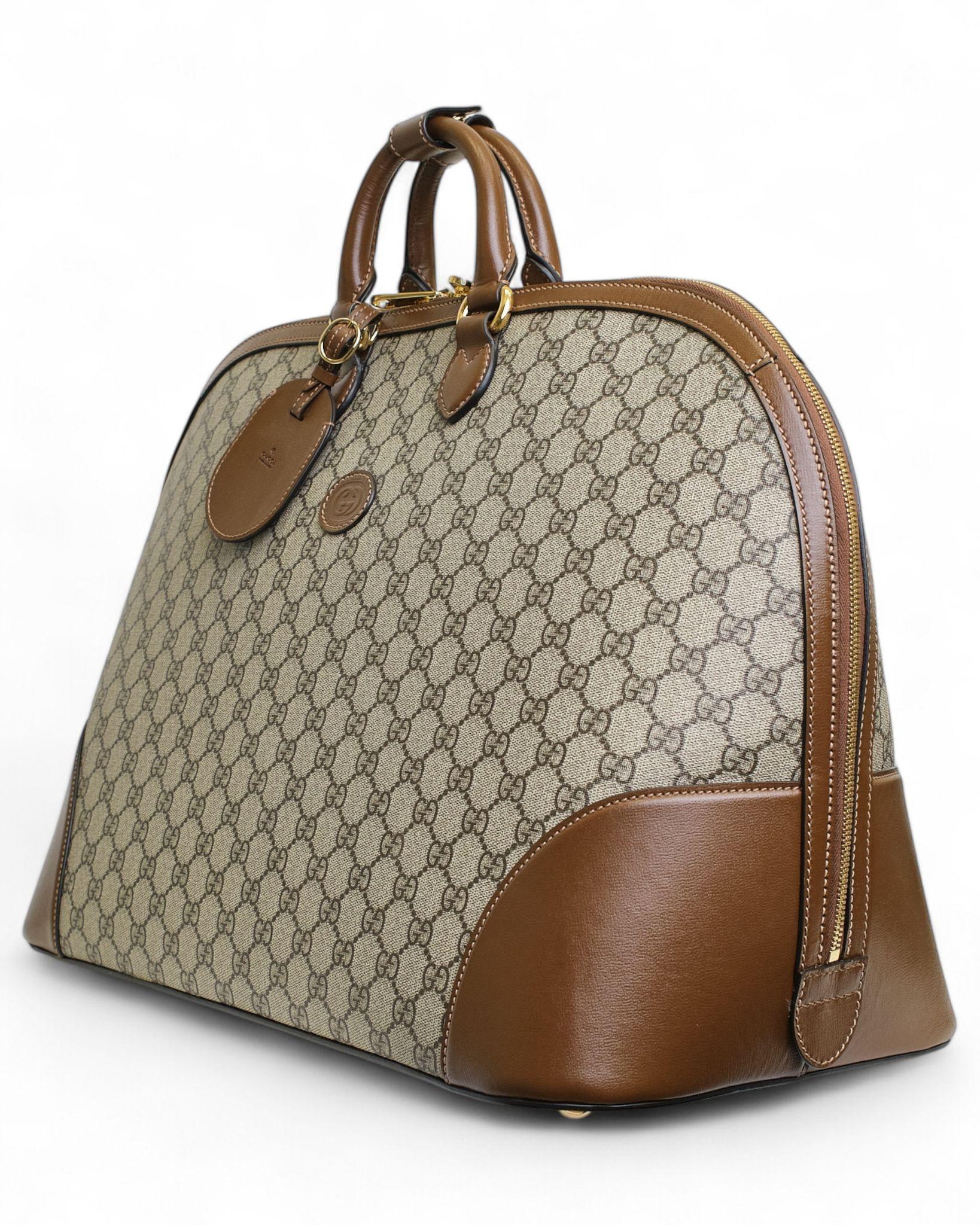 Gucci Alma Large GG Supreme Brown For Sale 11