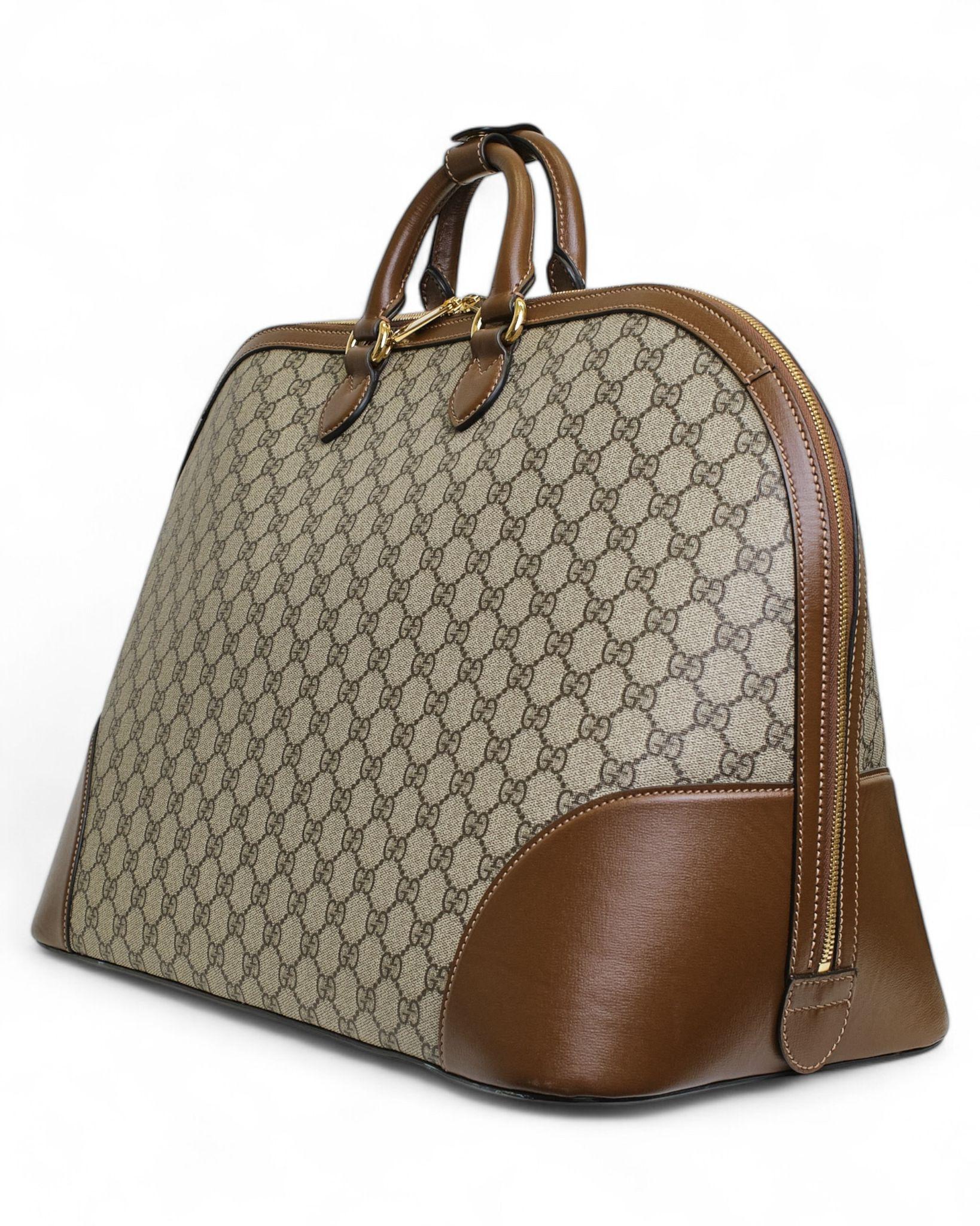 Gucci Alma Large GG Supreme Brown For Sale 12
