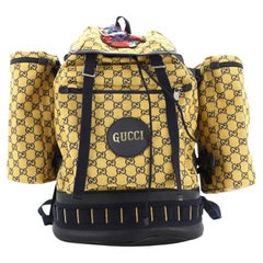 Gucci Alpina Trekking Backpack Embroidered GG Canvas Large