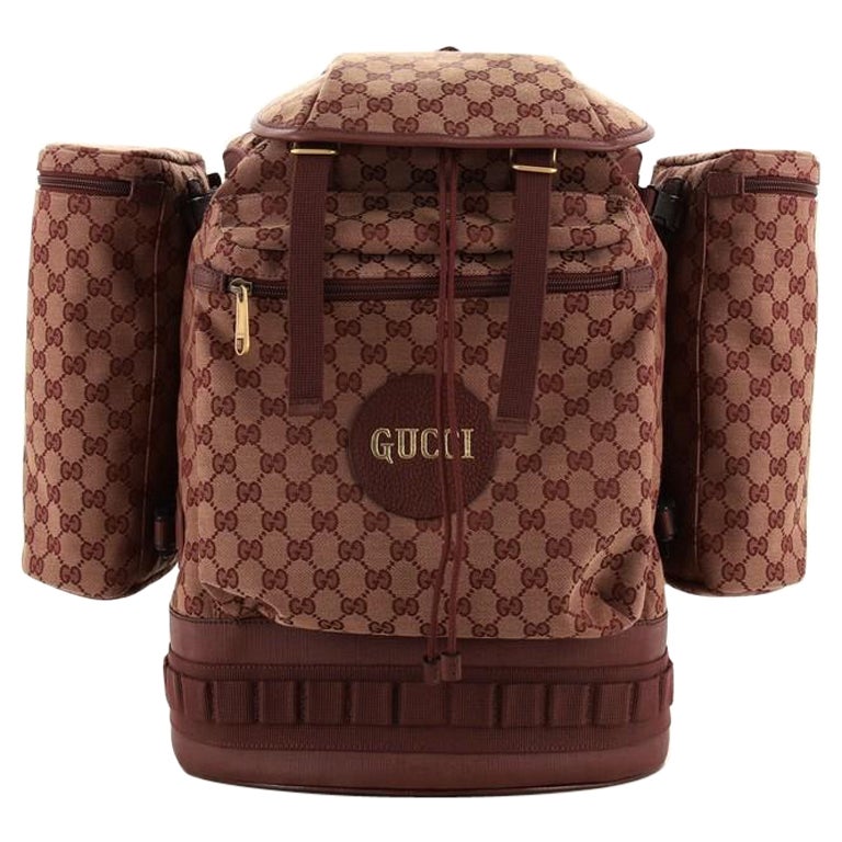 Gucci Alpina Trekking - Sac à dos GG Canvas Large