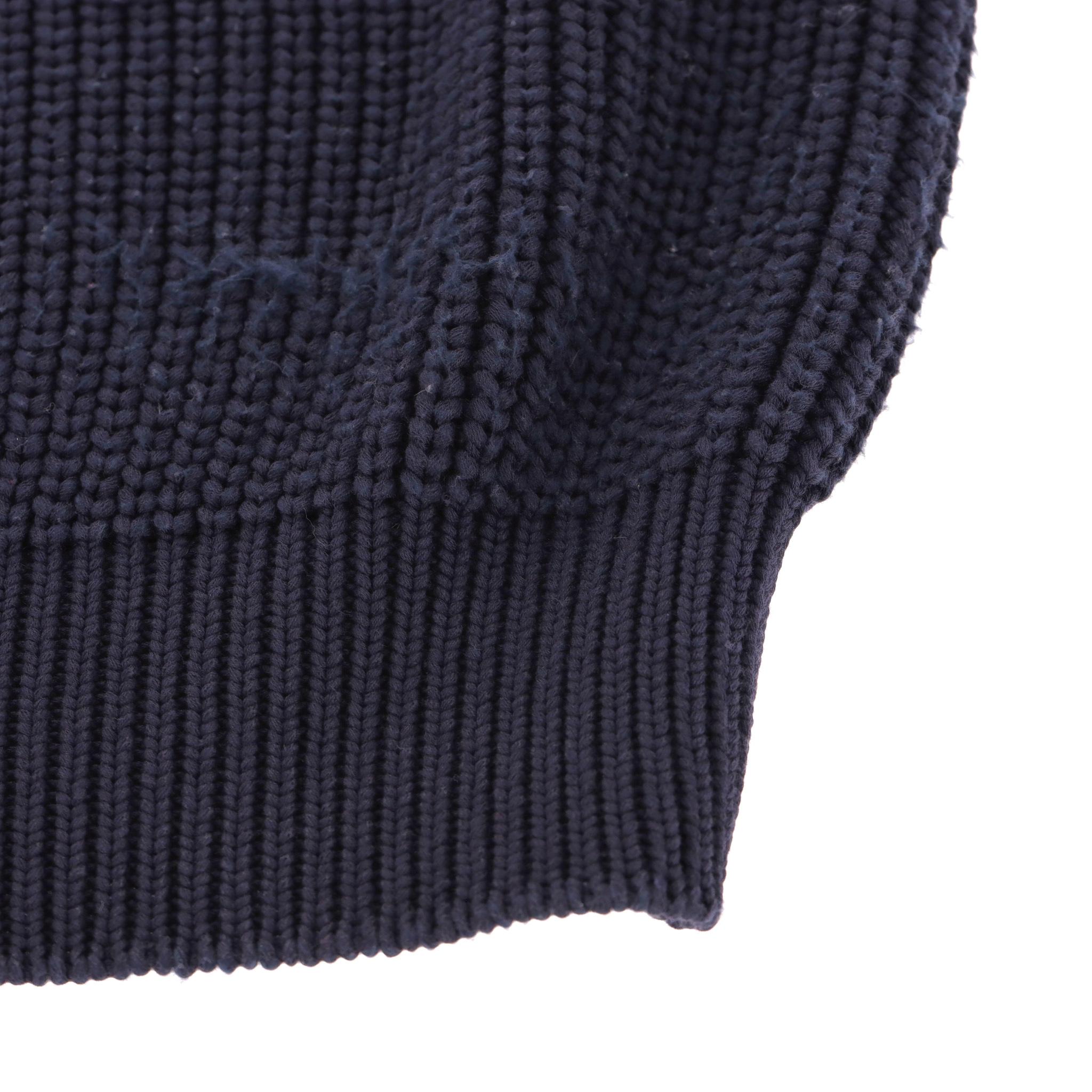 Gucci Anchor Crest Chunky Cotton Knit Jumper For Sale 3