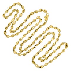 Retro Gucci Anchor Link Chain Necklace