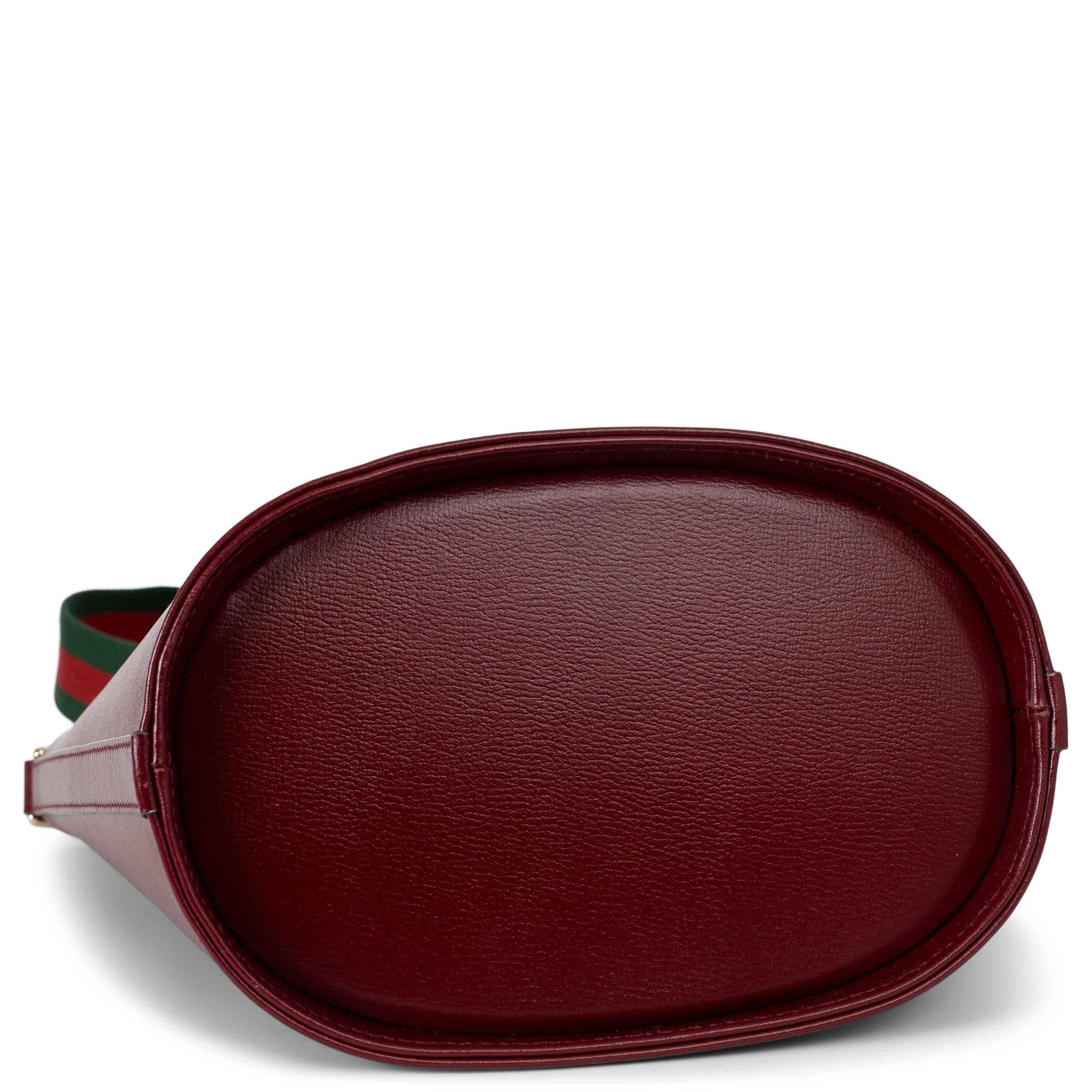Bolso bandolera GUCCI Ancora de piel roja 2024 MINI BUCKET en Excelente Estado en Zürich, CH