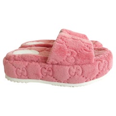 Gucci Angelina GG Rosa Plateauschienen