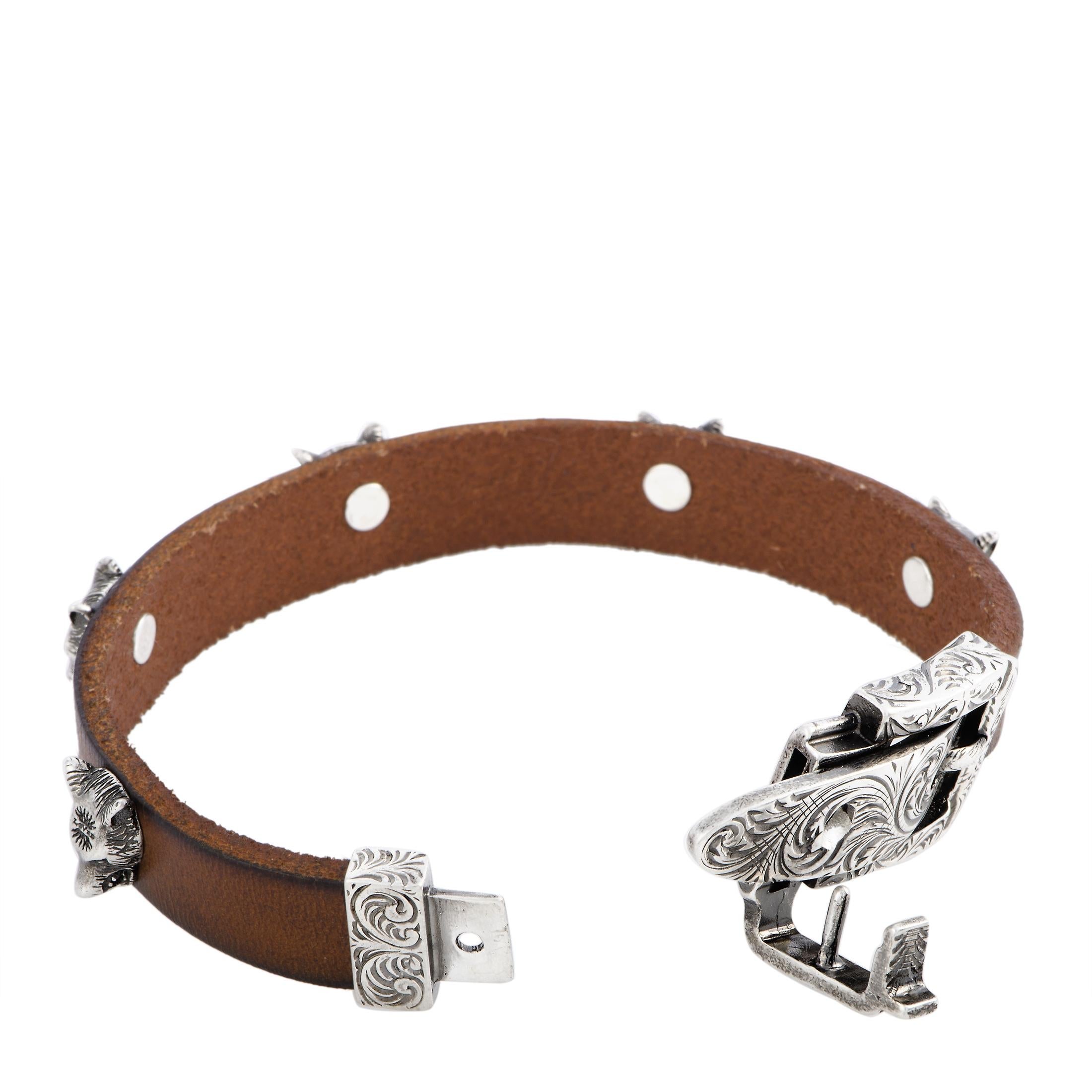 gucci wolf bracelet