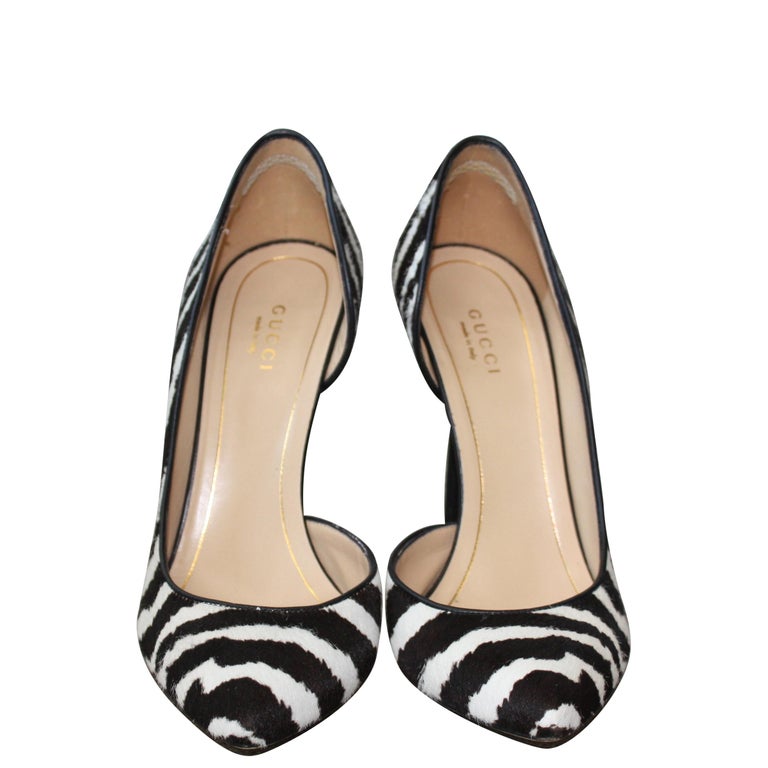 Gucci Animal Print Heels For Sale at 1stdibs