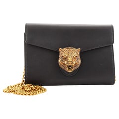 Gucci Animalier Chain Wallet Leather
