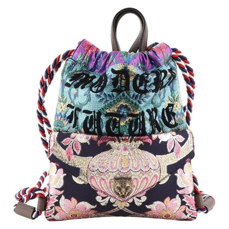 gucci brocade backpack