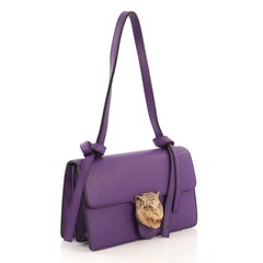 Gucci Animalier Flap Shoulder Bag Leather Medium